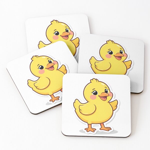 Item preview, Cute Yellow Chick Cartoon – Kawaii Baby Bird Illustration designed and sold by Kavya Art.