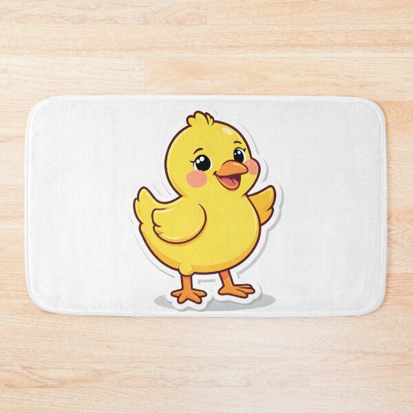 Item preview, Cute Yellow Chick Cartoon – Kawaii Baby Bird Illustration designed and sold by Kavya Art.