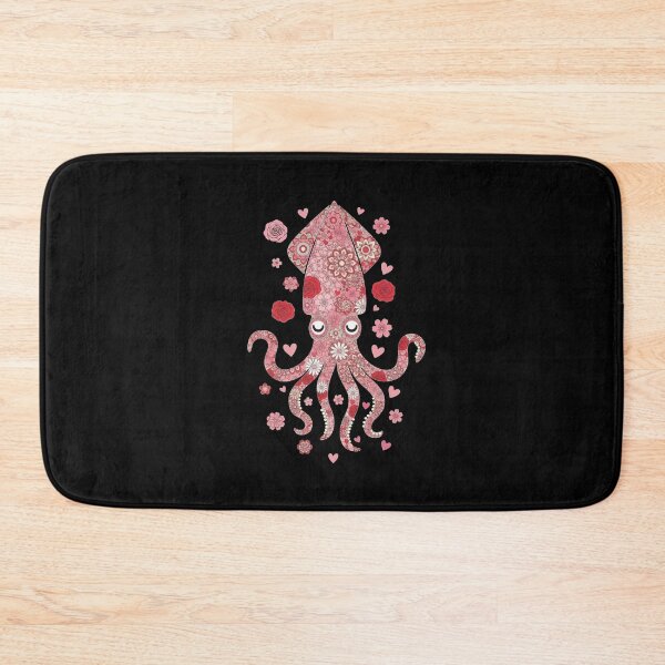 Item preview, Floral Heart Squid Lover Gift designed and sold by CORJIDOG-ART.