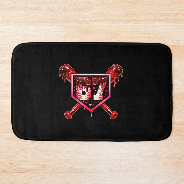 Item preview, 67 Baseball Number Chocolate Drip Valentine Style designed and sold by miaa-artistshop.