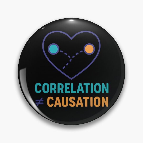 Item preview, Correlation ≠ Causation Funny Science Gift for Researchers designed and sold by Virelo.