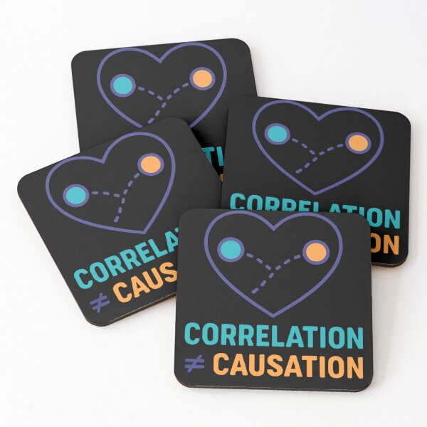 Item preview, Correlation ≠ Causation Funny Science Gift for Researchers  designed and sold by Virelo.