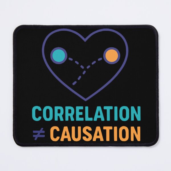 Item preview, Correlation ≠ Causation Funny Science Gift for Researchers designed and sold by Virelo.