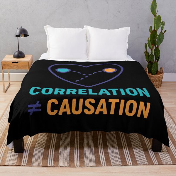Item preview, Correlation ≠ Causation Funny Science Gift for Researchers  designed and sold by Virelo.