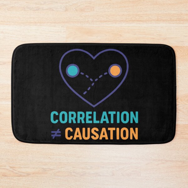 Item preview, Correlation ≠ Causation Funny Science Gift for Researchers  designed and sold by Virelo.