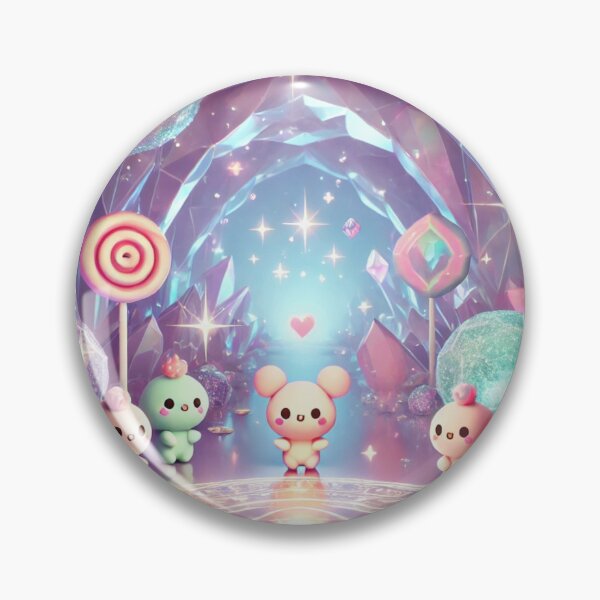 Item preview, Kawaii Crystal Cave – Candyland Magic Circle designed and sold by ComedyInkFactor.
