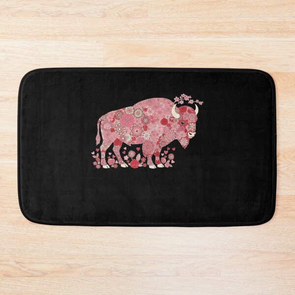 Item preview, Floral Buffalo Native American Bison Lover designed and sold by CORJIDOG-ART.