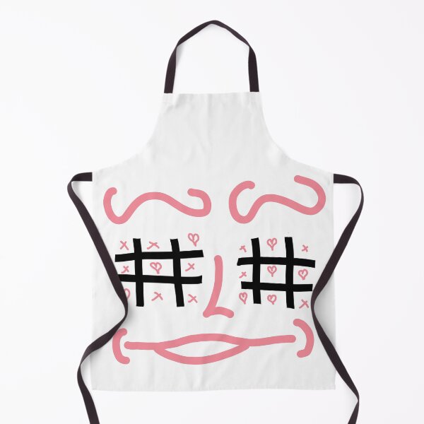 Item preview, Pink Symbol Face – Love Doodle Mask designed and sold by felipemaldonadoart.