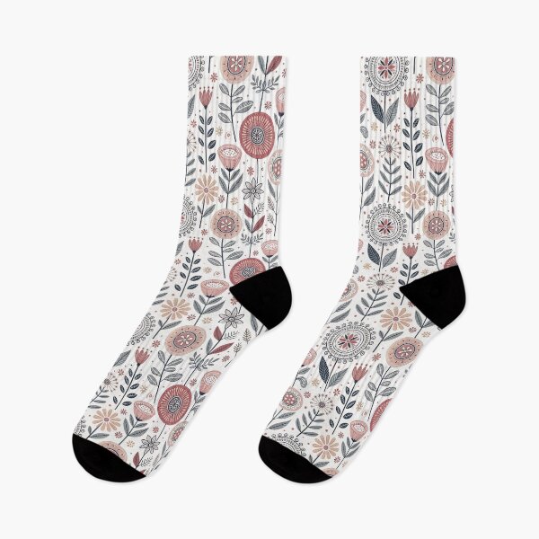 Item preview, Nordic Spring Floral Fillers | Scandinavian Folk Symbols designed and sold by Shuga-Design.