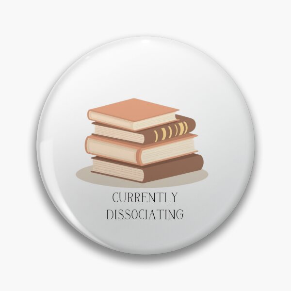 Item preview, Currently Dissociating Book Illustration designed and sold by CreatedbyKandJ.