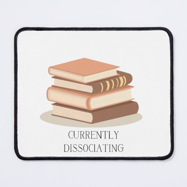 Item preview, Currently Dissociating Book Illustration designed and sold by CreatedbyKandJ.