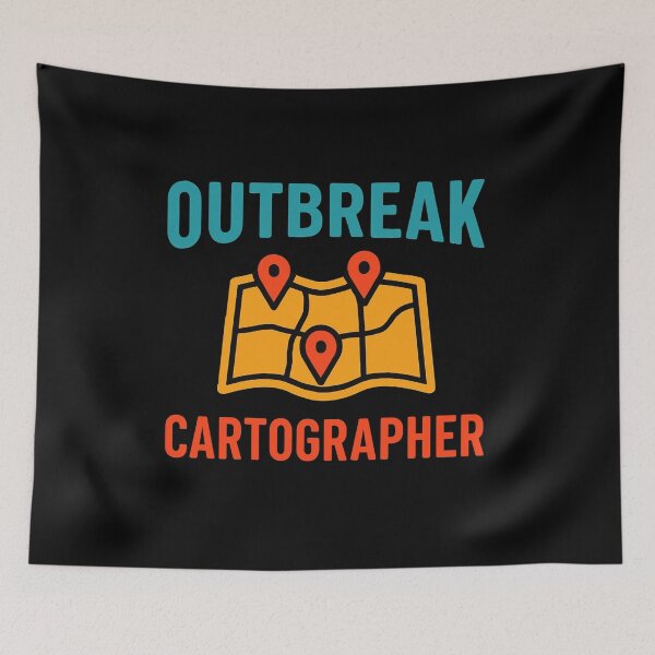 Item preview, Outbreak Cartographer Funny Epidemiology Gift For Nerds designed and sold by Virelo.