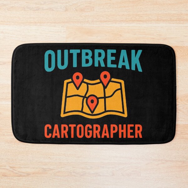Item preview, Outbreak Cartographer Funny Epidemiology Gift For Nerds designed and sold by Virelo.