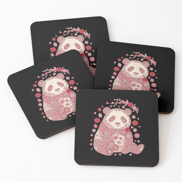 Item preview, Panda Love Floral Cute Animal Lover Gift designed and sold by CORJIDOG-ART.