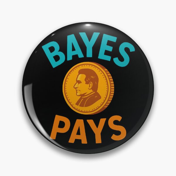 Item preview, Bayes Pays Funny Statistics Shirt For Data Scientists designed and sold by Virelo.