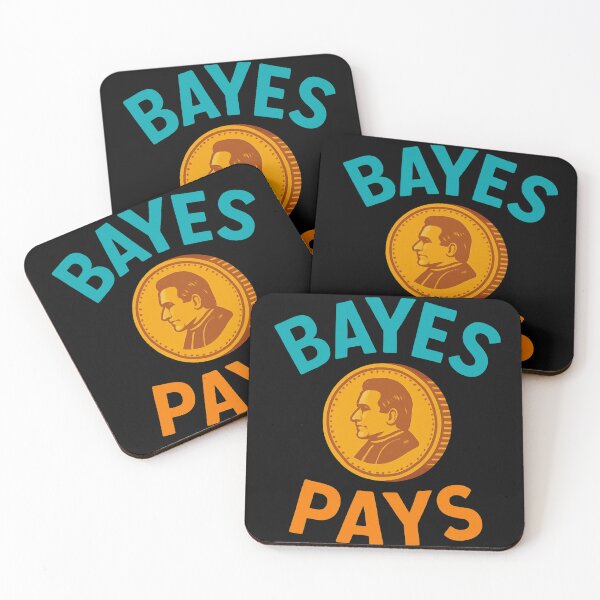 Item preview, Bayes Pays Funny Statistics Shirt For Data Scientists designed and sold by Virelo.