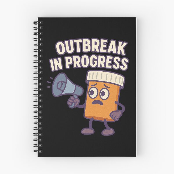 Item preview, Outbreak In Progress Funny Science Design designed and sold by Virelo.