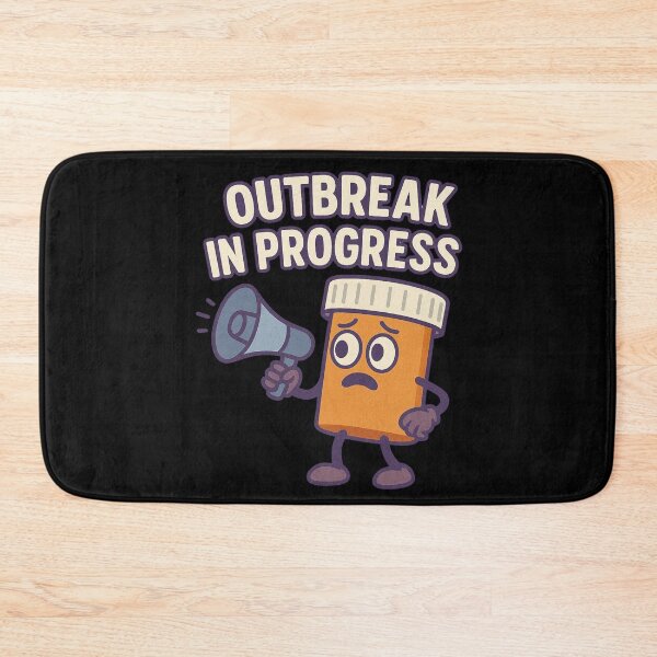 Item preview, Outbreak In Progress Funny Science Design designed and sold by Virelo.
