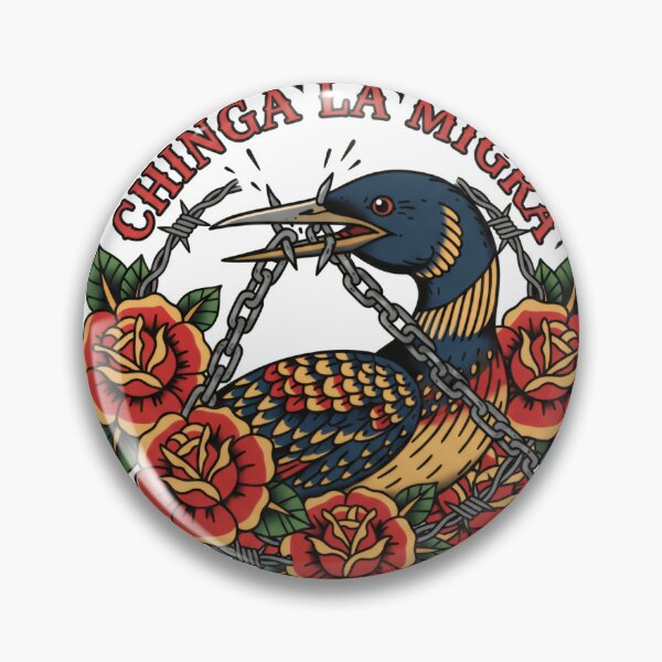 Item preview, Chinga La Migra - Rebel loon - Migrant Rights Protest designed and sold by The Grumpy Pet Club.