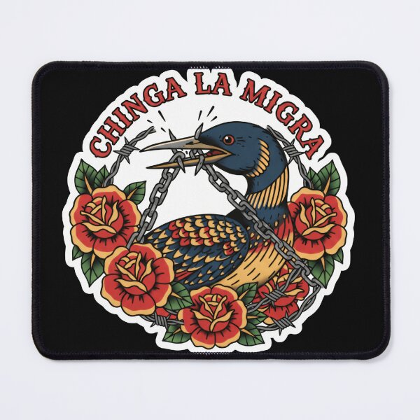 Item preview, Chinga La Migra - Rebel loon - Migrant Rights Protest designed and sold by The Grumpy Pet Club.