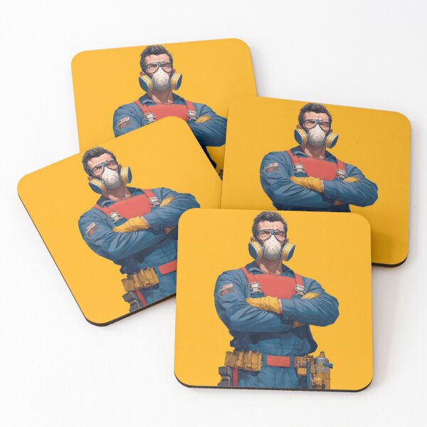 Item preview, PPE Hero – Personal Protective Equipment Superhero | Safety & Essential Worker Design 3 designed and sold by WordPlayStudio.