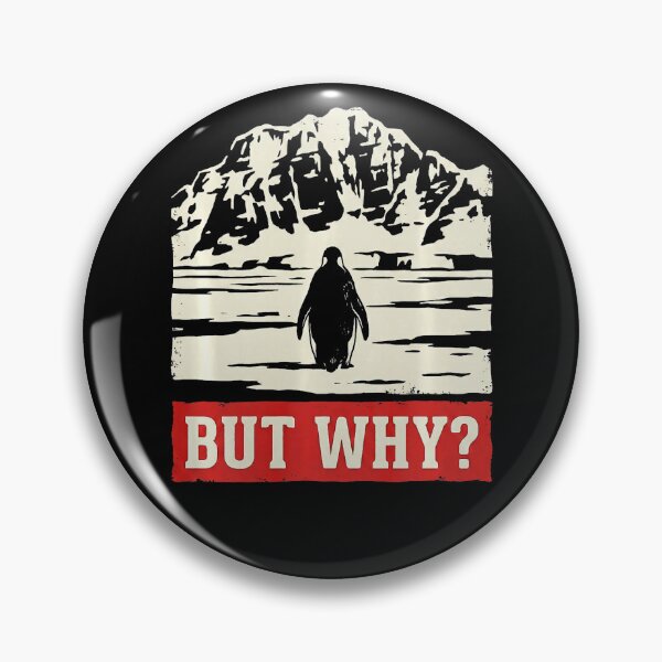 Item preview, Penguin But Why Heading To Mountains Humor designed and sold by Michasstuckey.