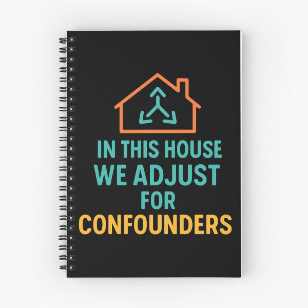 Item preview, In This House We Adjust For Confounders designed and sold by Virelo.