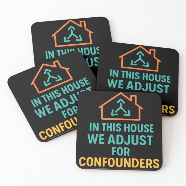 Item preview, In This House We Adjust For Confounders designed and sold by Virelo.