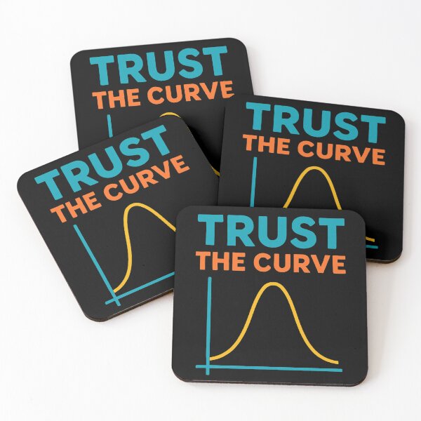 Item preview, Trust The Curve Funny Science And Data Design designed and sold by Virelo.