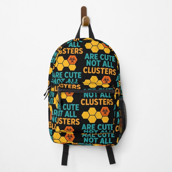 Item preview, Not All Clusters Are Cute Funny Microbiology Design  designed and sold by Virelo.