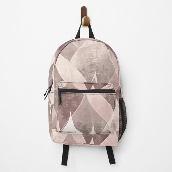 Item preview, Abstract Gothic Wave Pattern in Pale Stone and Mauve designed and sold by mari0n980.