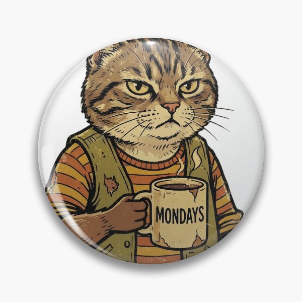 Item preview, Cat hate mondays designed and sold by Chaos-Approved.
