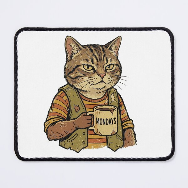 Item preview, Cat hate mondays designed and sold by Chaos-Approved.