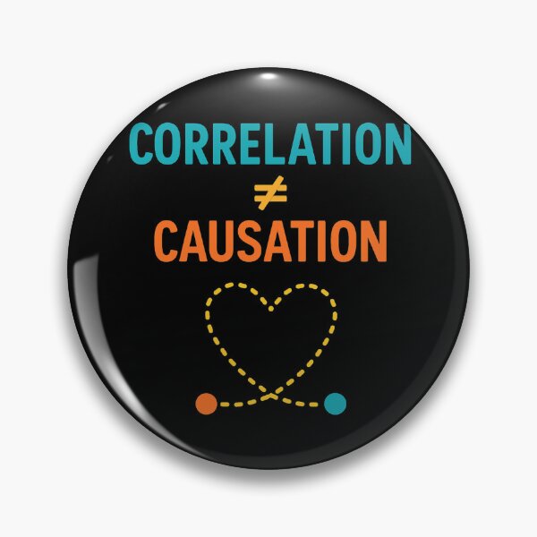 Item preview, Correlation Not Causation Funny Science Design designed and sold by Virelo.