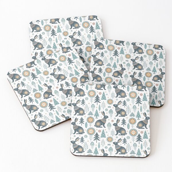 Item preview, Nordic Folk Rabbit Fillers | Scandinavian Easter Symbols designed and sold by Shuga-Design.