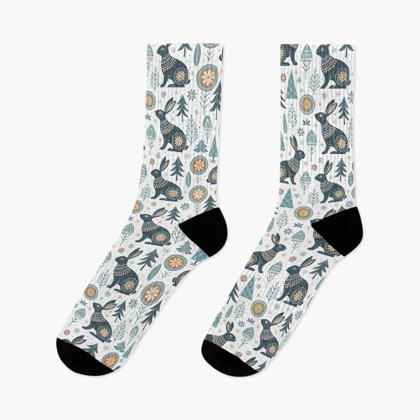 Item preview, Nordic Folk Rabbit Fillers | Scandinavian Easter Symbols designed and sold by Shuga-Design.