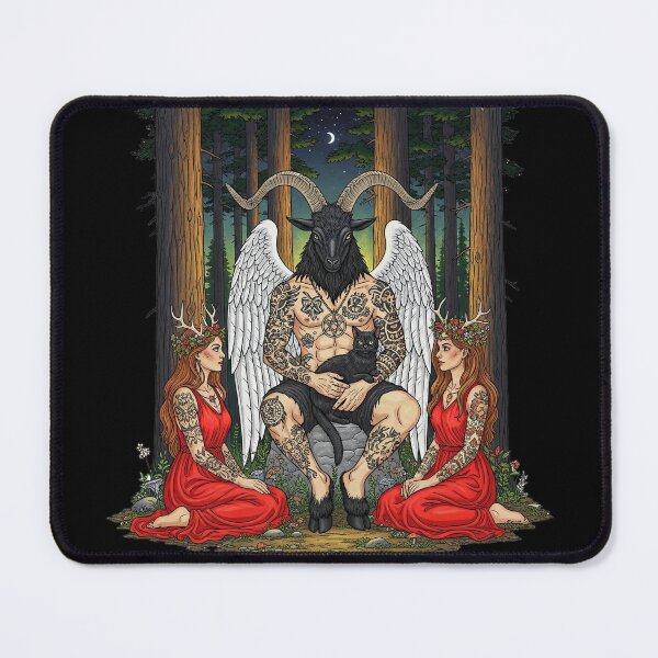 Item preview, Dark Forest Baphomet and Maiden Ritua designed and sold by TeeARTHY.