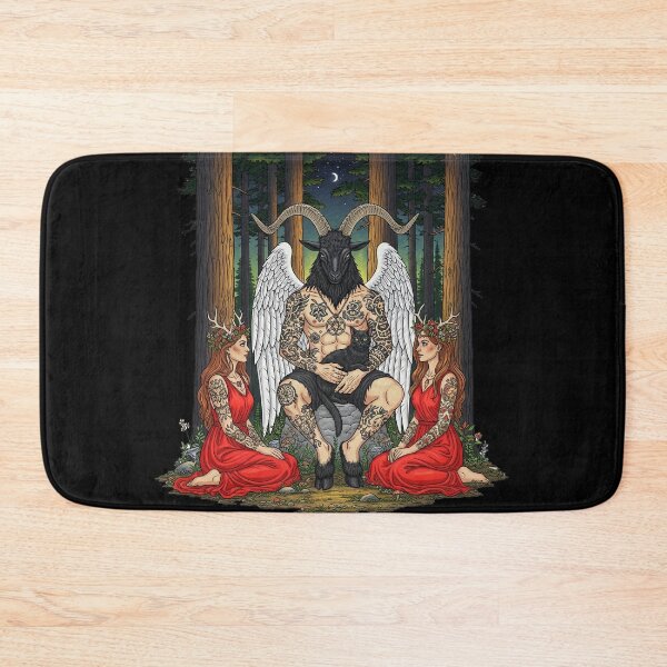 Item preview, Dark Forest Baphomet and Maiden Ritua designed and sold by TeeARTHY.