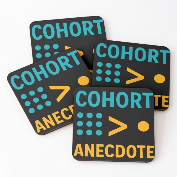 Item preview, Cohort Greater Than Anecdote Funny Science Quote designed and sold by Virelo.