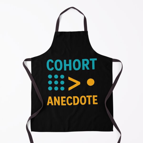 Item preview, Cohort Greater Than Anecdote Funny Science Quote designed and sold by Virelo.