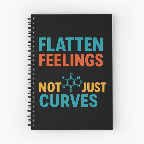 Item preview, Flatten Feelings Not Just Curves World Health Day designed and sold by Virelo.
