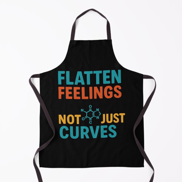 Item preview, Flatten Feelings Not Just Curves World Health Day designed and sold by Virelo.