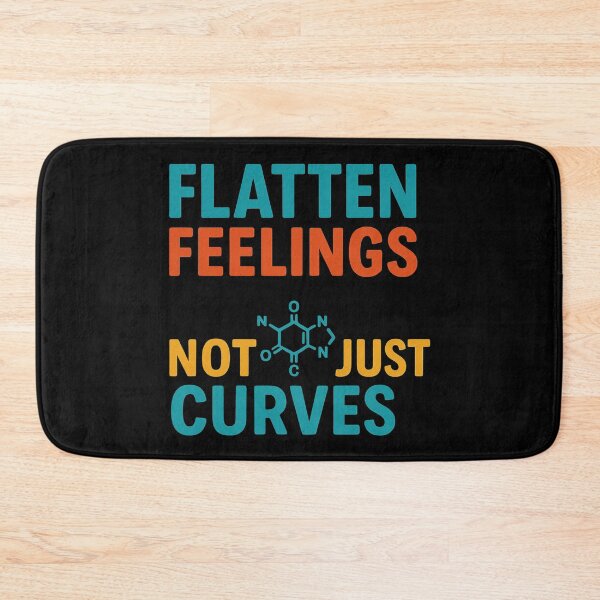 Item preview, Flatten Feelings Not Just Curves World Health Day designed and sold by Virelo.