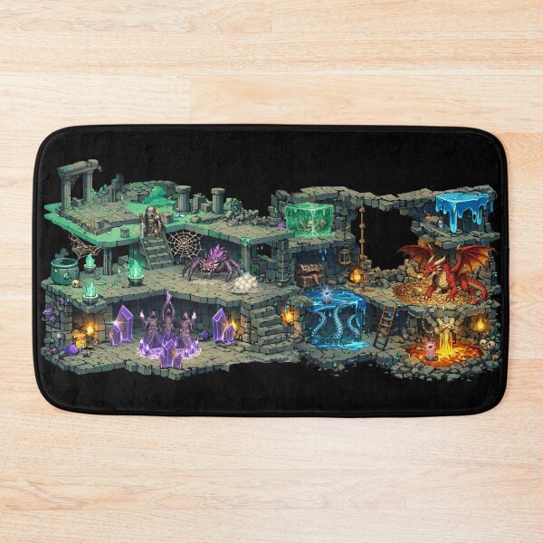Item preview, Dungeon Isometric Dnd Battle Map Cartography designed and sold by DungeonAtelier.