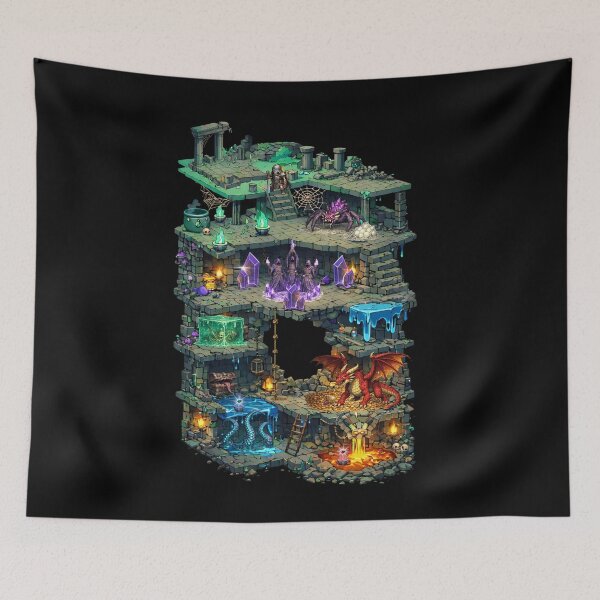 Item preview, Dungeon Isometric Dnd Battle Map Cartography designed and sold by DungeonAtelier.
