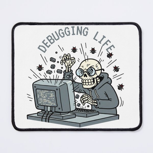 Item preview, It's Not A Bug - Angry Skeleton Programmer designed and sold by STARLIGHTS.