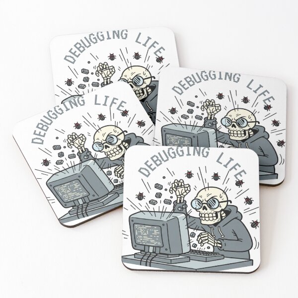 Item preview, It's Not A Bug - Angry Skeleton Programmer designed and sold by STARLIGHTS.