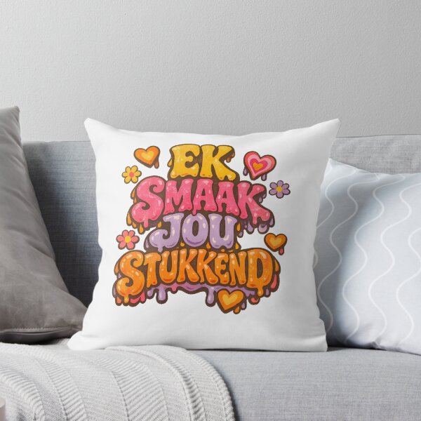Item preview, Ek Smaak Jou Stukkend Retro Groovy Afrikaans Valentine designed and sold by MukuMint.