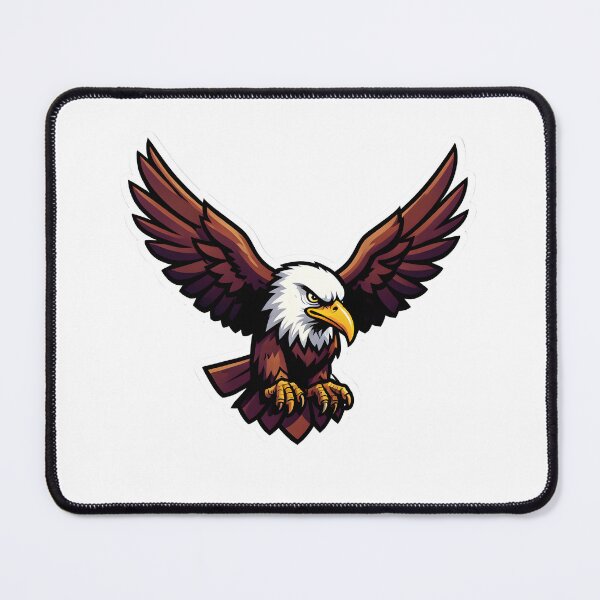 Item preview, Fierce Bald Eagle – Powerful Flying Eagle Mascot Design designed and sold by Kavya Art.