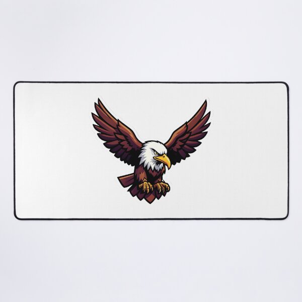 Item preview, Fierce Bald Eagle – Powerful Flying Eagle Mascot Design designed and sold by Kavya Art.
